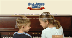 Desktop Screenshot of billjonesmusic.com